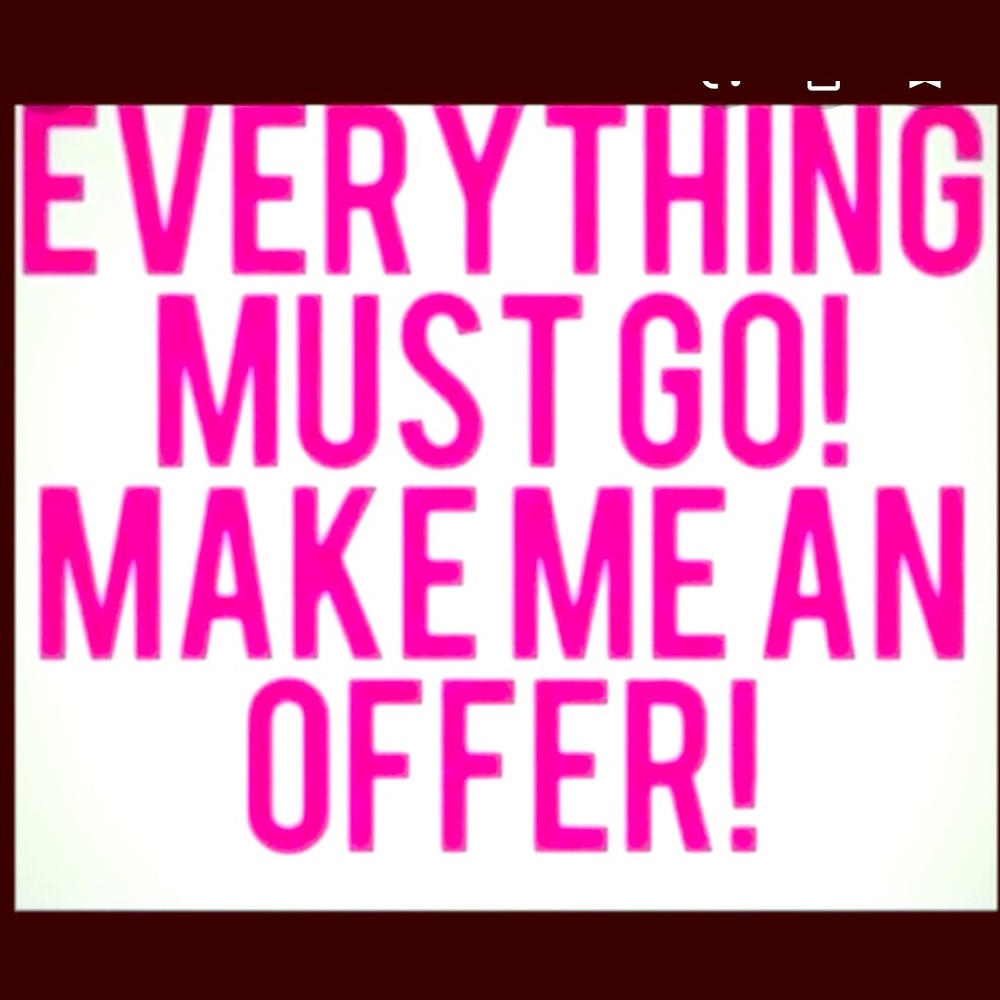 Need to close out closet! Make me an offer